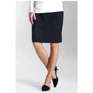 J. Jill Ponte NWT pencil skirt Size 2X black stretch elastic waist career office